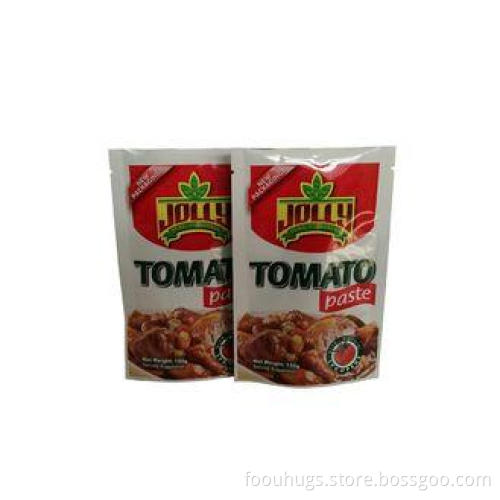 Foil Tomato Sauce Packaging Stand Up Ketchup Pouch Anti Hig